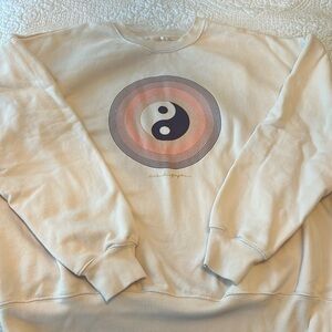 Spiritual Gangster Sz XL Beige Ying Yang